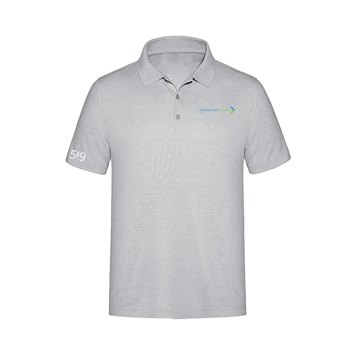 COMMUNITY LIVING LONDON EMBROIDERED PIQUE POLO (MENS)