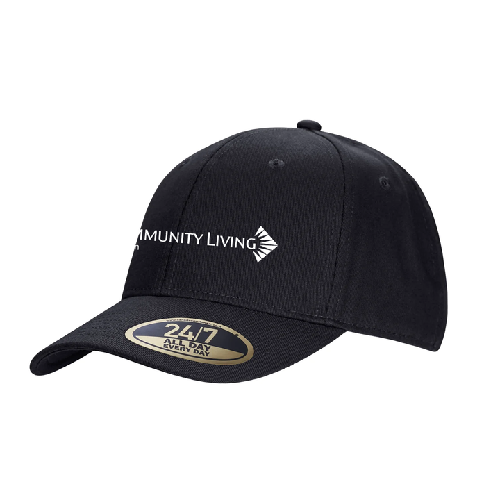 COMMUNITY LIVING LONDON EMBROIDERED SNAPBACK CAP
