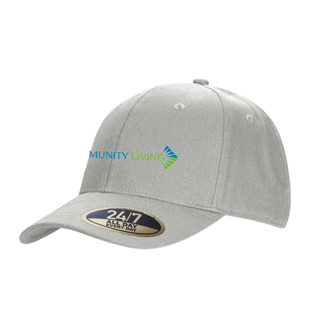 COMMUNITY LIVING LONDON EMBROIDERED SNAPBACK CAP