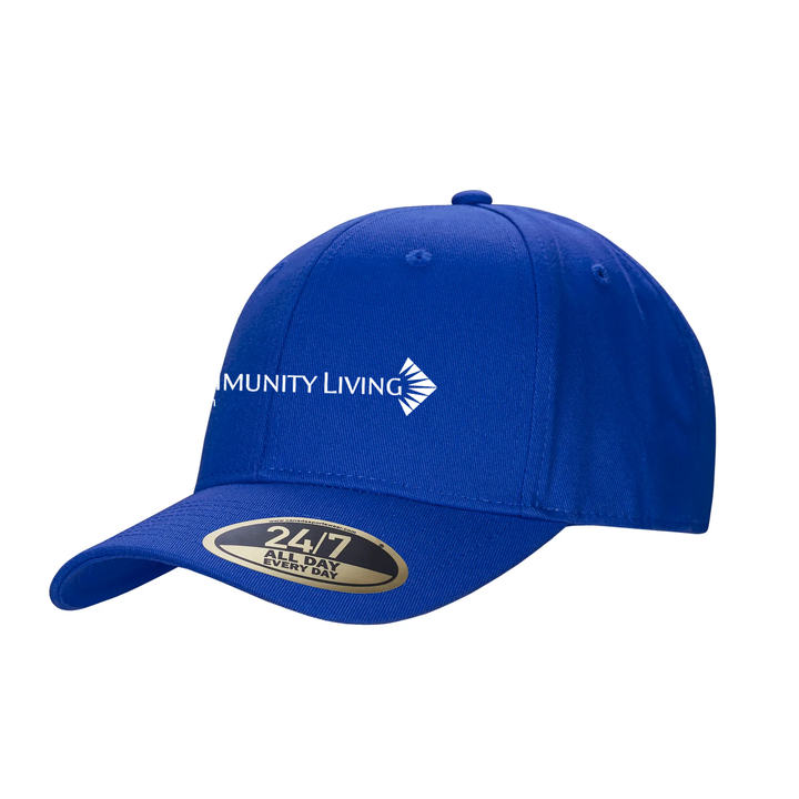 COMMUNITY LIVING LONDON EMBROIDERED SNAPBACK CAP