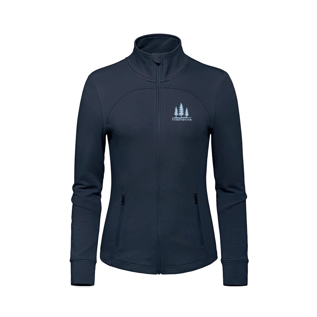 CANOPY EMBROIDERED FRENCH TERRY ZIP-UP (WOMENS)