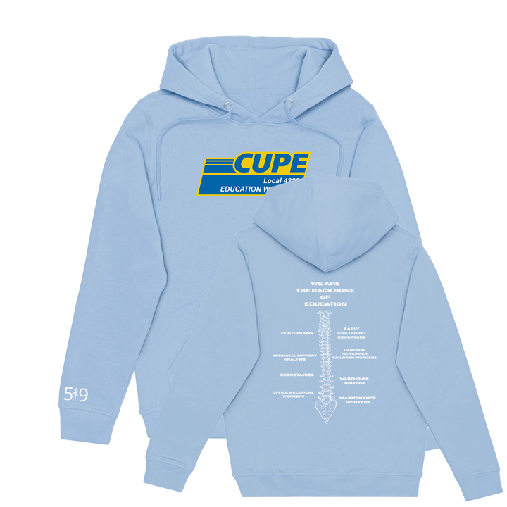 CUPE BACKBONE HOODIE (UNISEX)