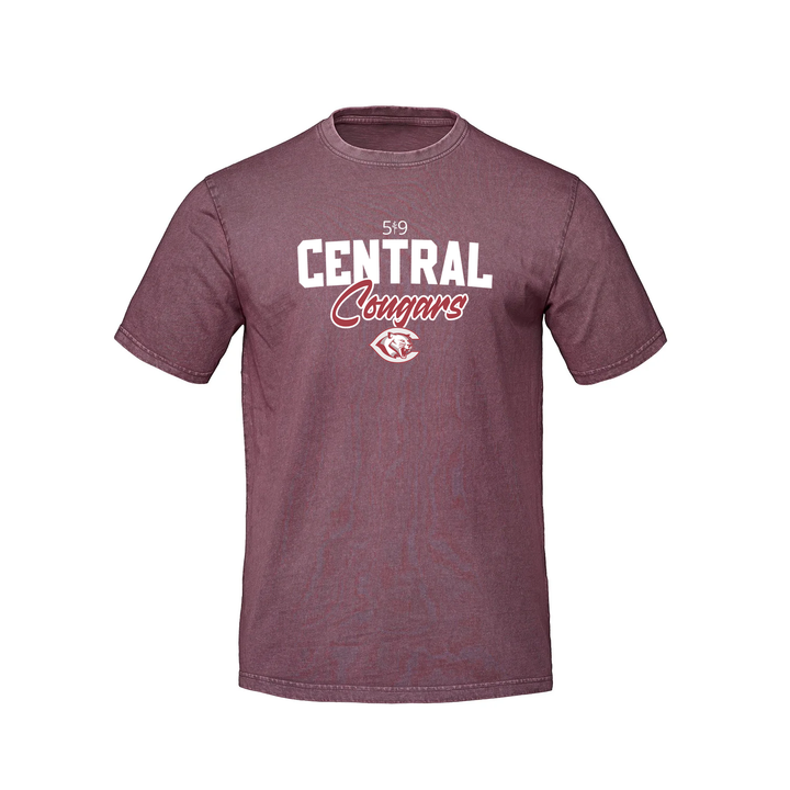 CENTRAL COUGARS RETRO TEE (UNISEX)
