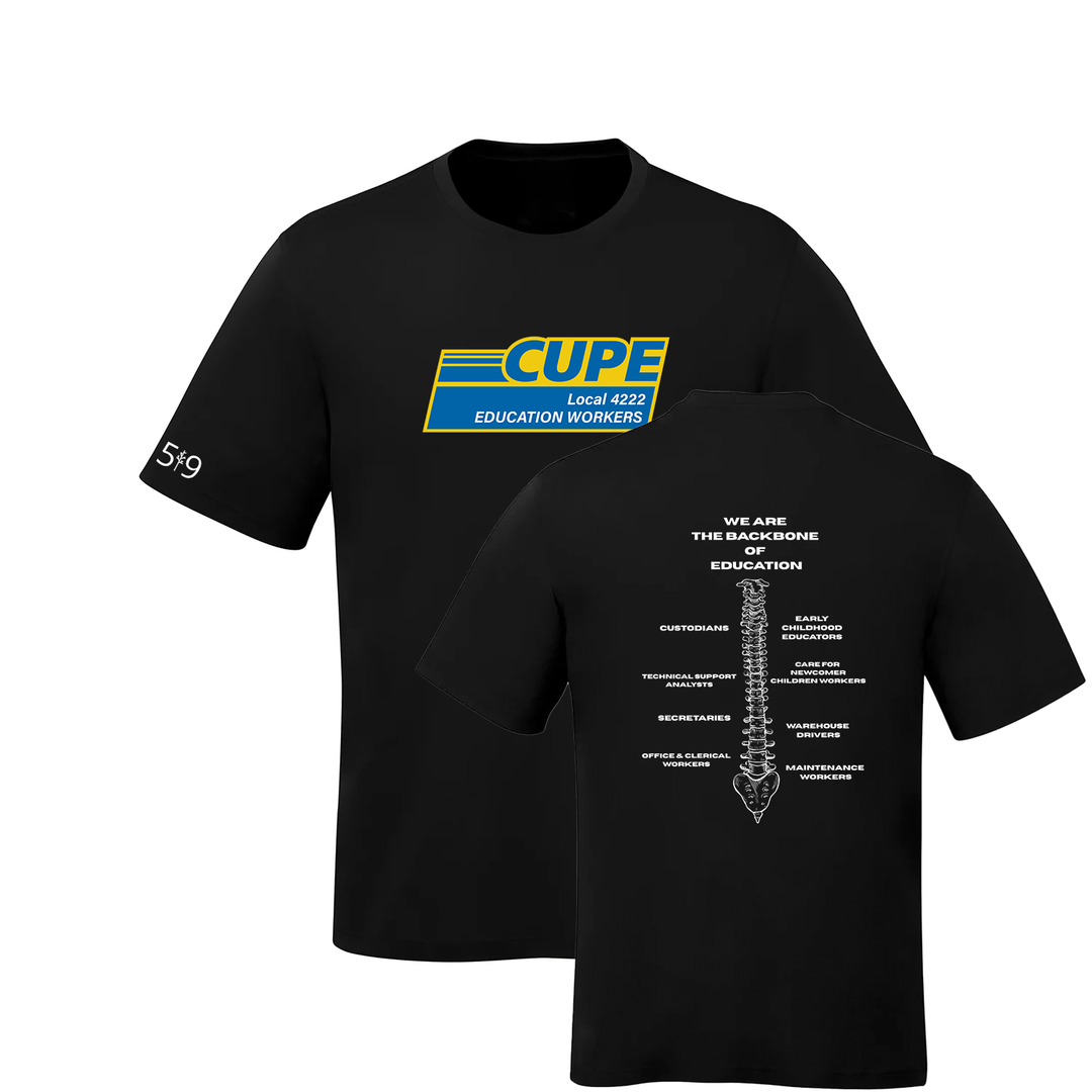CUPE BACKBONE TEE (MENS)