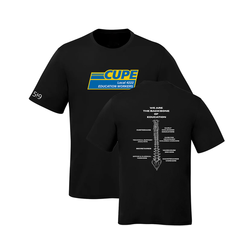 CUPE BACKBONE TEE (MENS)
