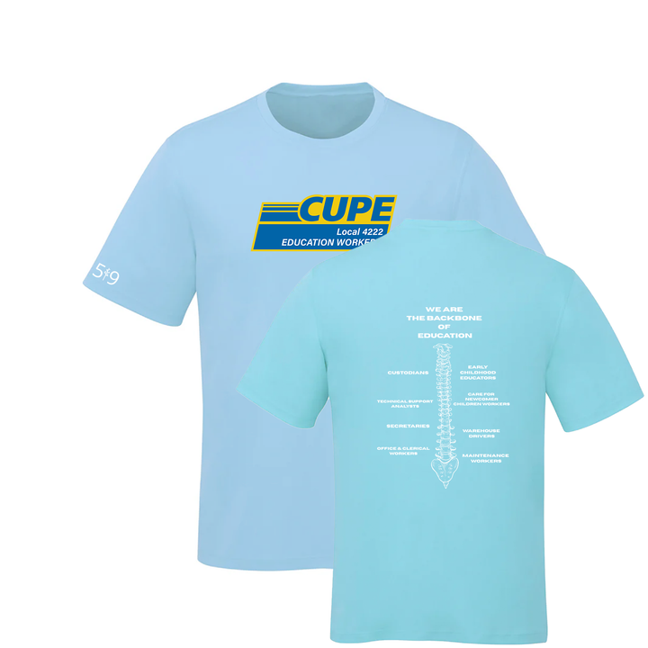 CUPE BACKBONE TEE (MENS)