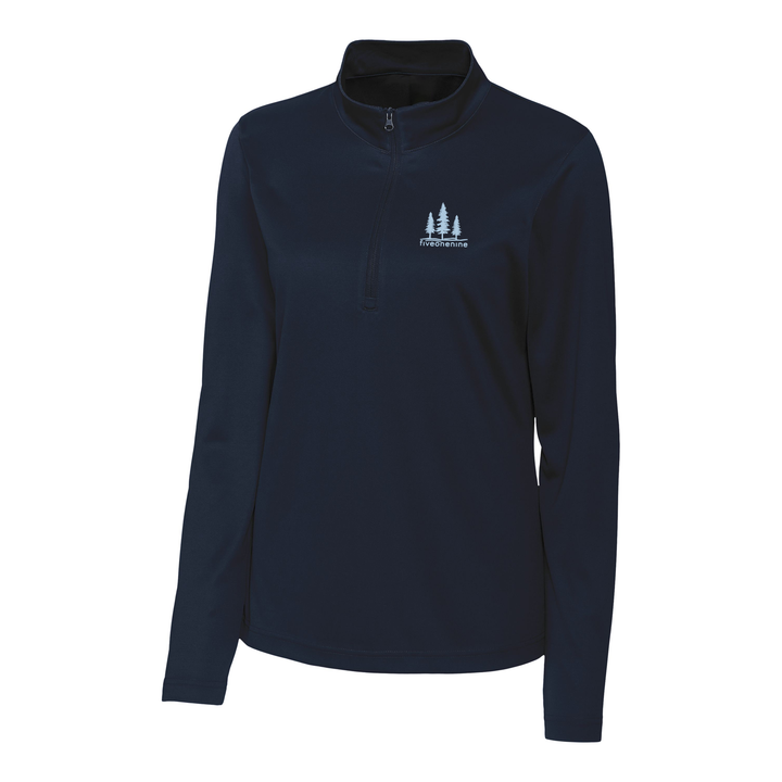 CANOPY EMBROIDERED ATHLETIC 1/4 ZIP (WOMENS)