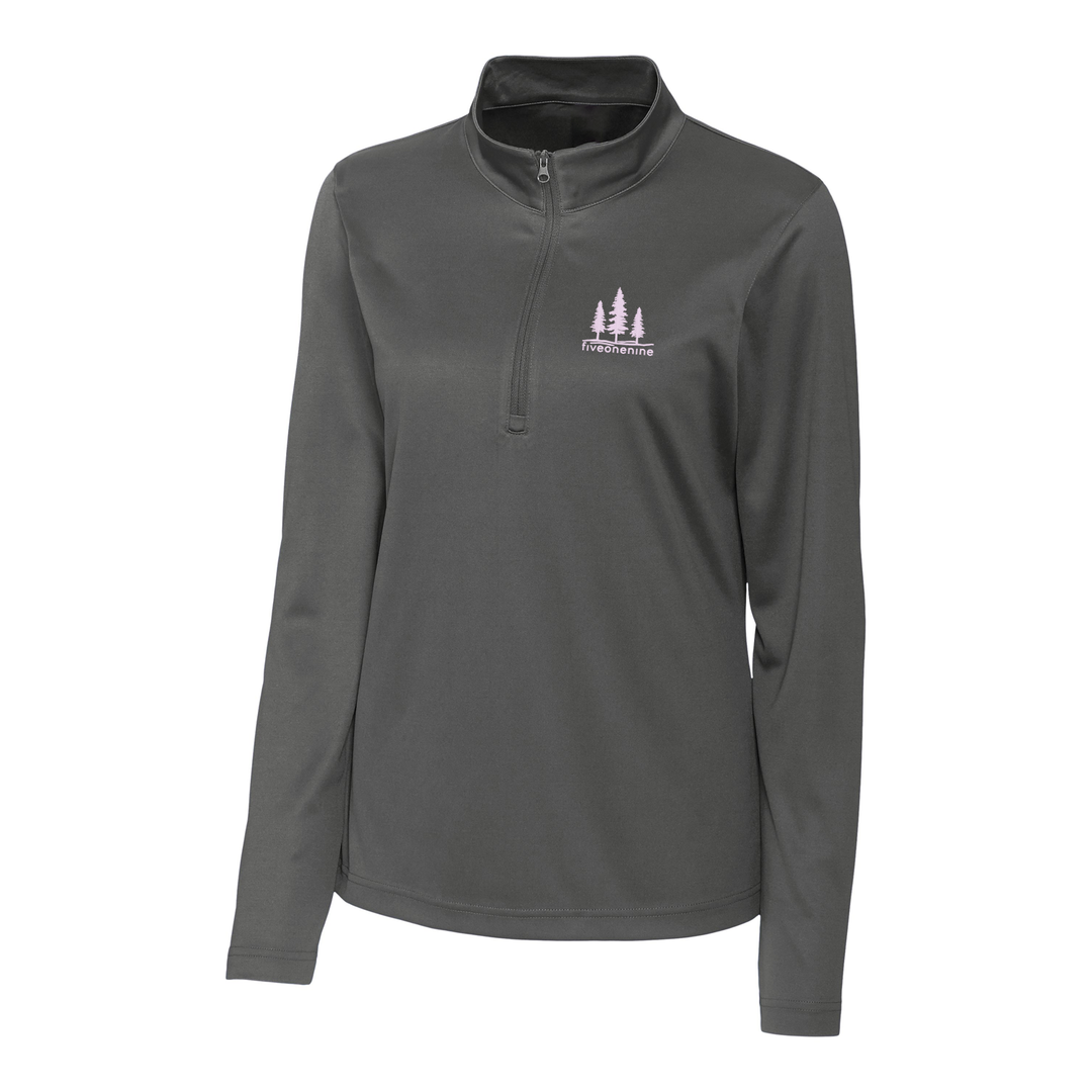 CANOPY EMBROIDERED ATHLETIC 1/4 ZIP (WOMENS)