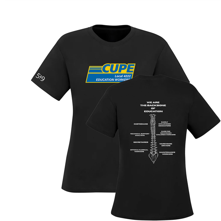 CUPE BACKBONE TEE (WOMENS)