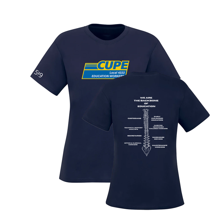 CUPE BACKBONE TEE (WOMENS)