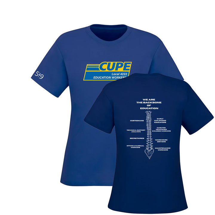 CUPE BACKBONE TEE (WOMENS)