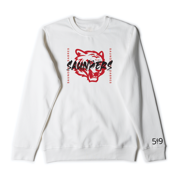 SAUNDERS BRUSHED CREW (UNISEX)