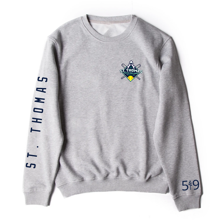 COED ST. THOMAS SLO PITCH CREWNECK (UNISEX)