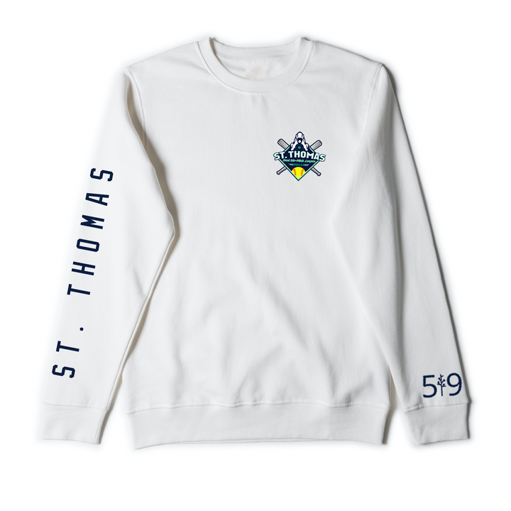 COED ST. THOMAS SLO PITCH CREWNECK (UNISEX)