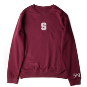 SOUTH EMBROIDERED S CREWNECK (UNISEX)