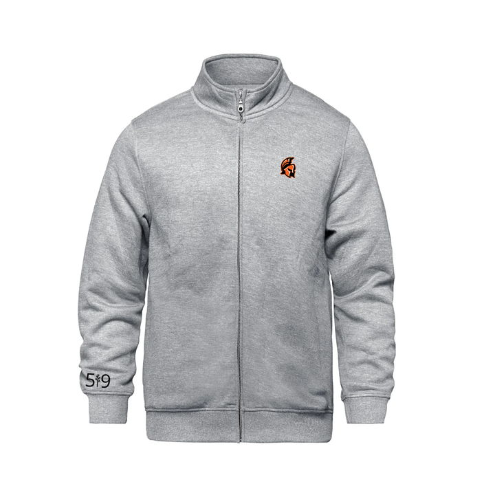 CLARKE ROAD EMBROIDERED ZIP-UP SWEATER (UNISEX)
