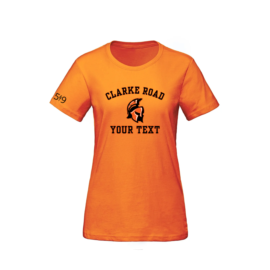 CLARKE ROAD CUSTOMIZABLE TEE (WOMENS)