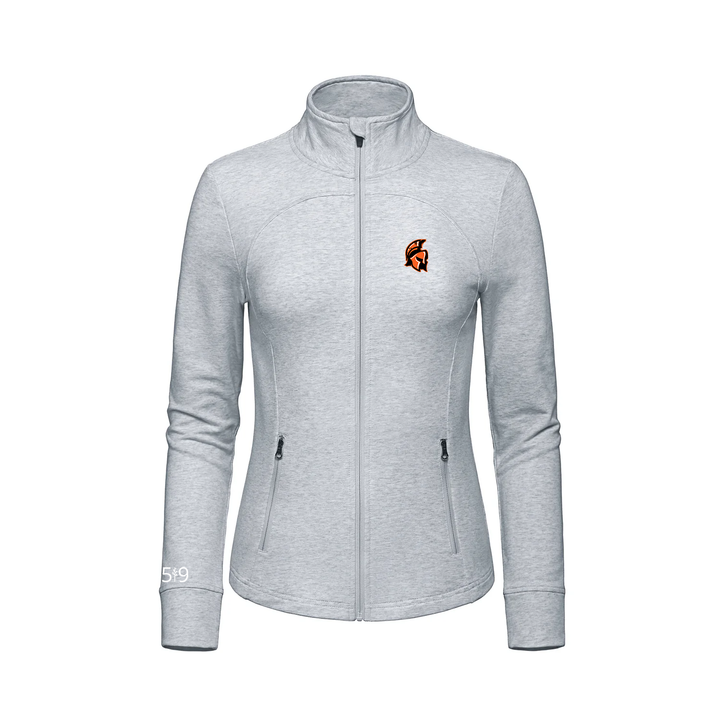 CLARKE ROAD EMBROIDERED FRENCH TERRY ZIP-UP (WOMENS)
