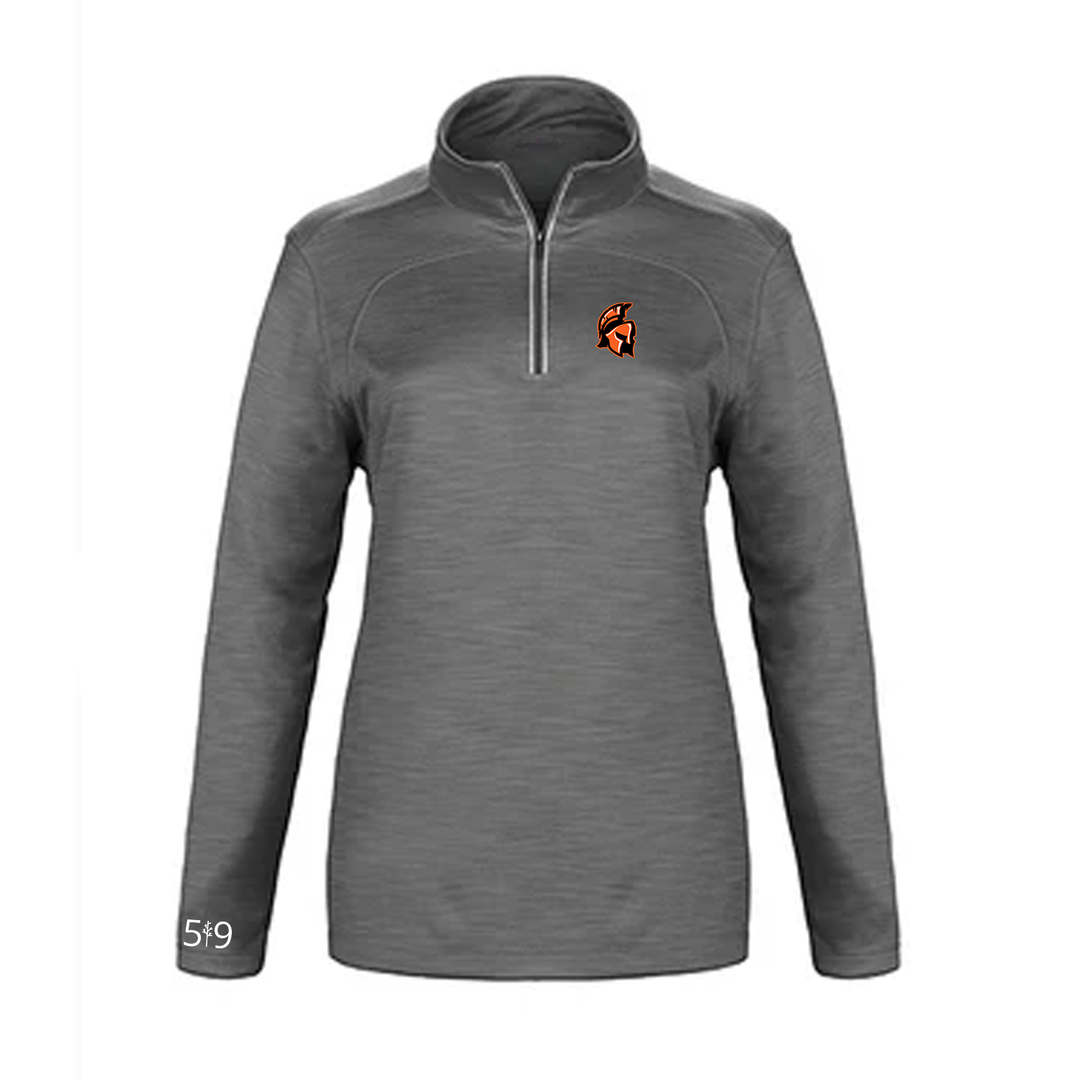 CLARKE ROAD EMBROIDERED PREMIUM ATHLETIC 1/4 ZIP (WOMENS)