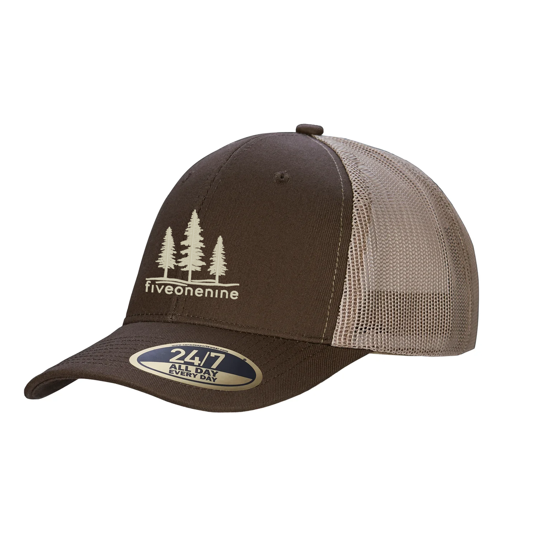 CANOPY EMBROIDERED TRUCKER CAP