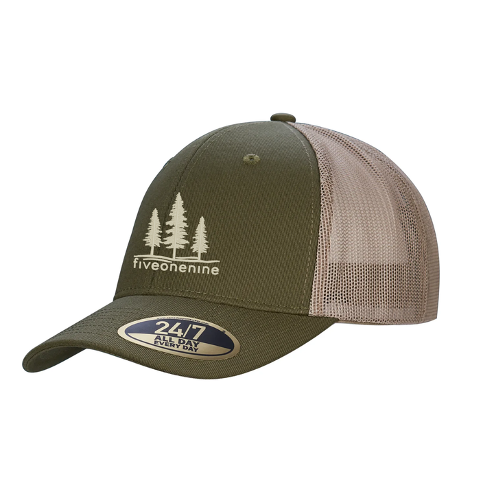 CANOPY EMBROIDERED TRUCKER CAP