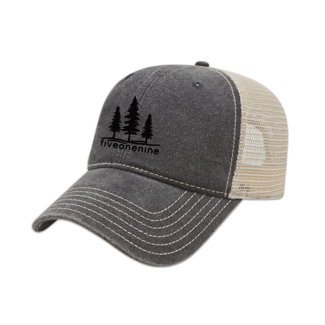 CANOPY EMBROIDERED VINTAGE TRUCKER CAP