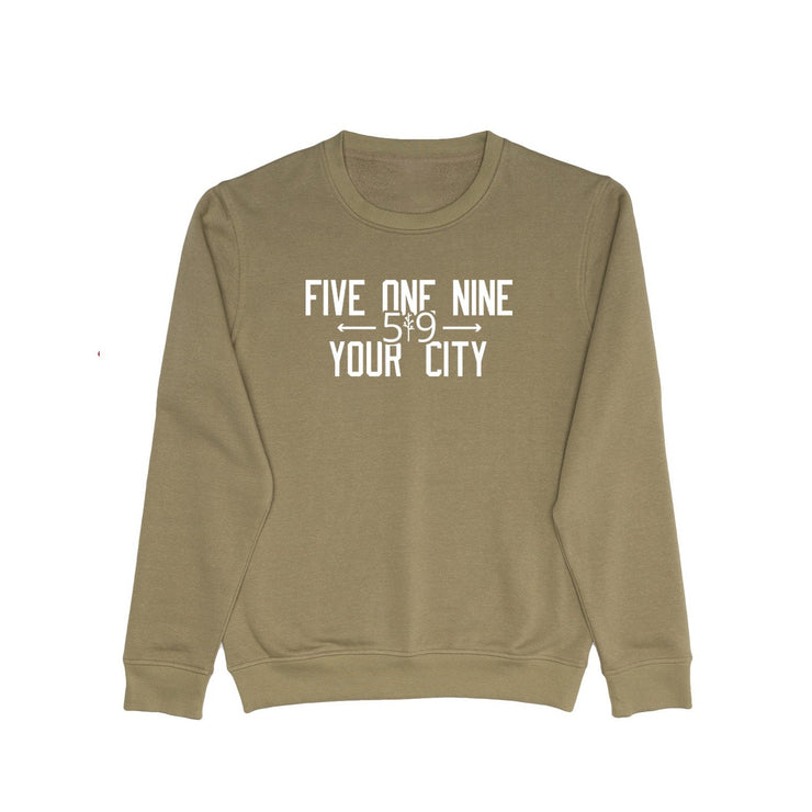 CUSTOMIZABLE CITY CREWNECK (UNISEX)