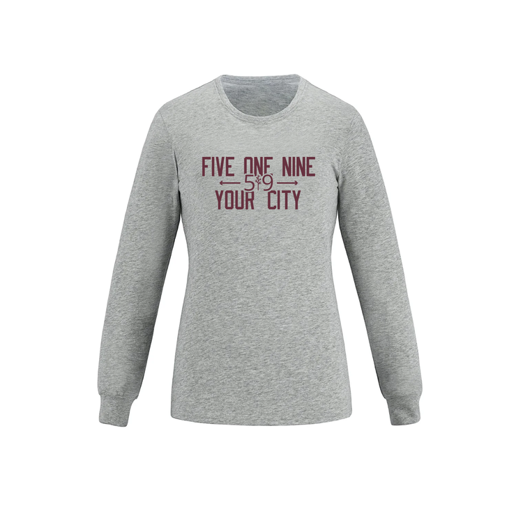 CUSTOMIZABLE CITY LONG SLEEVE (WOMENS)