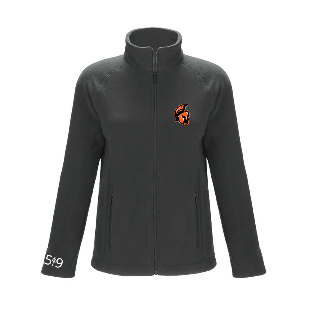 CLARKE ROAD EMBROIDERED MICROFLEECE ZIP-UP (WOMENS)
