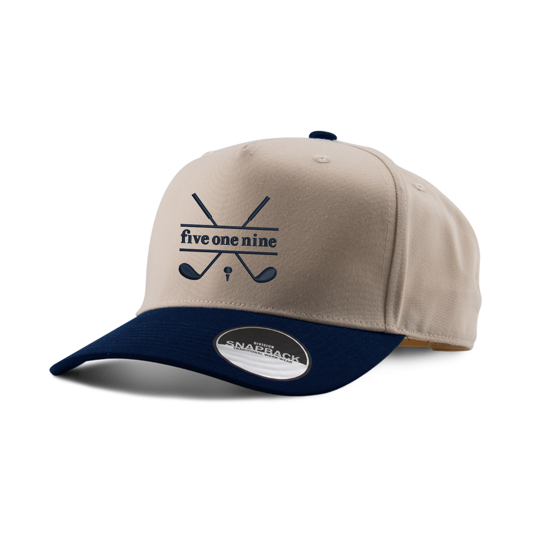 CLUB 519 EMBROIDERED TWO-TONE PANEL CAP