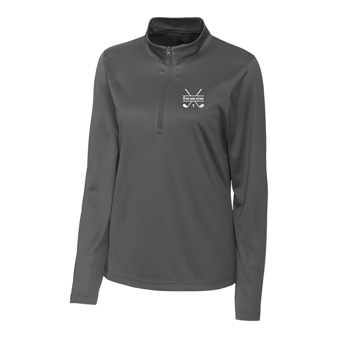 CLUB 519 EMBROIDERED ATHLETIC 1/4 ZIP (WOMENS)