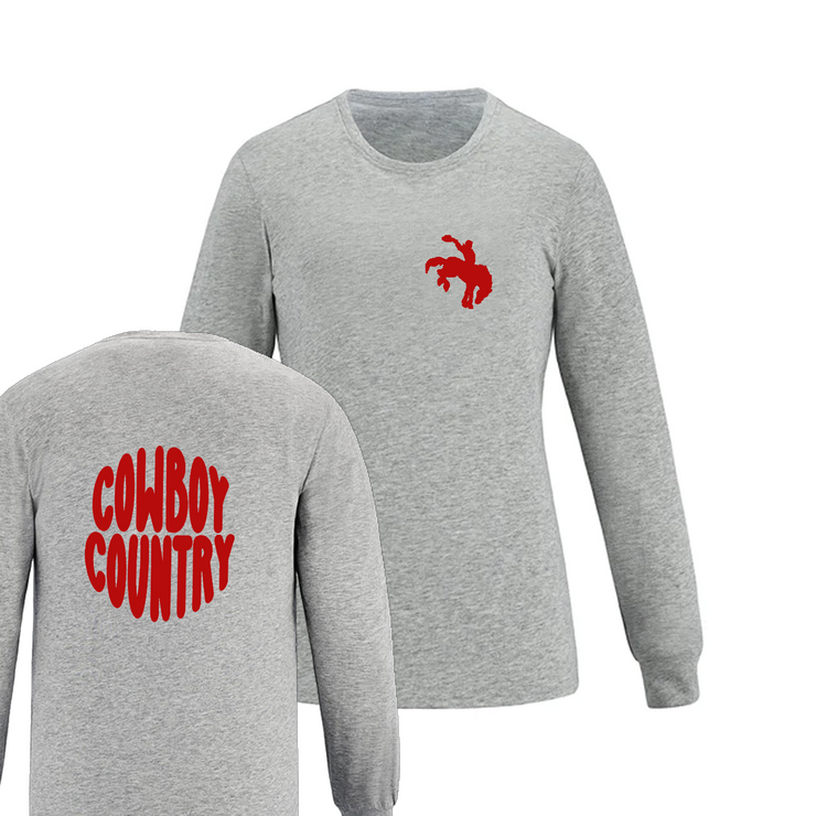 MEDWAY COWBOYS "COWBOY COUNTRY" LONG SLEEVE (WOMENS)