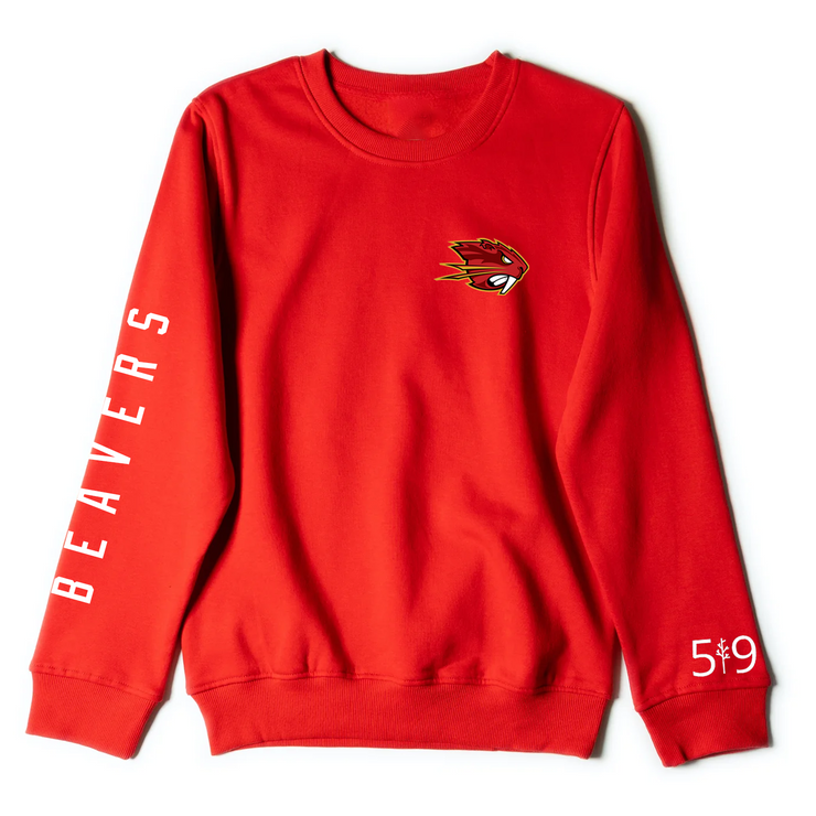 LORD DORCHESTER SLEEVE LOGO CREW (UNISEX)