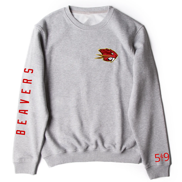LORD DORCHESTER SLEEVE LOGO CREW (UNISEX)