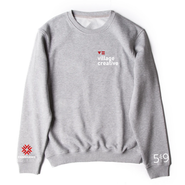 FANSHAWE VILLAGE CREATIVE EMBROIDERED CREW (UNISEX)