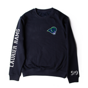 LAURIER RAMS SLEEVE LOGO CREW (UNISEX)