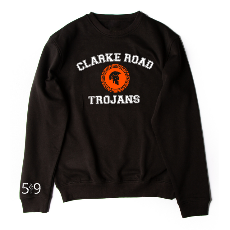 CLARKE ROAD TROJANS CREW (UNISEX)