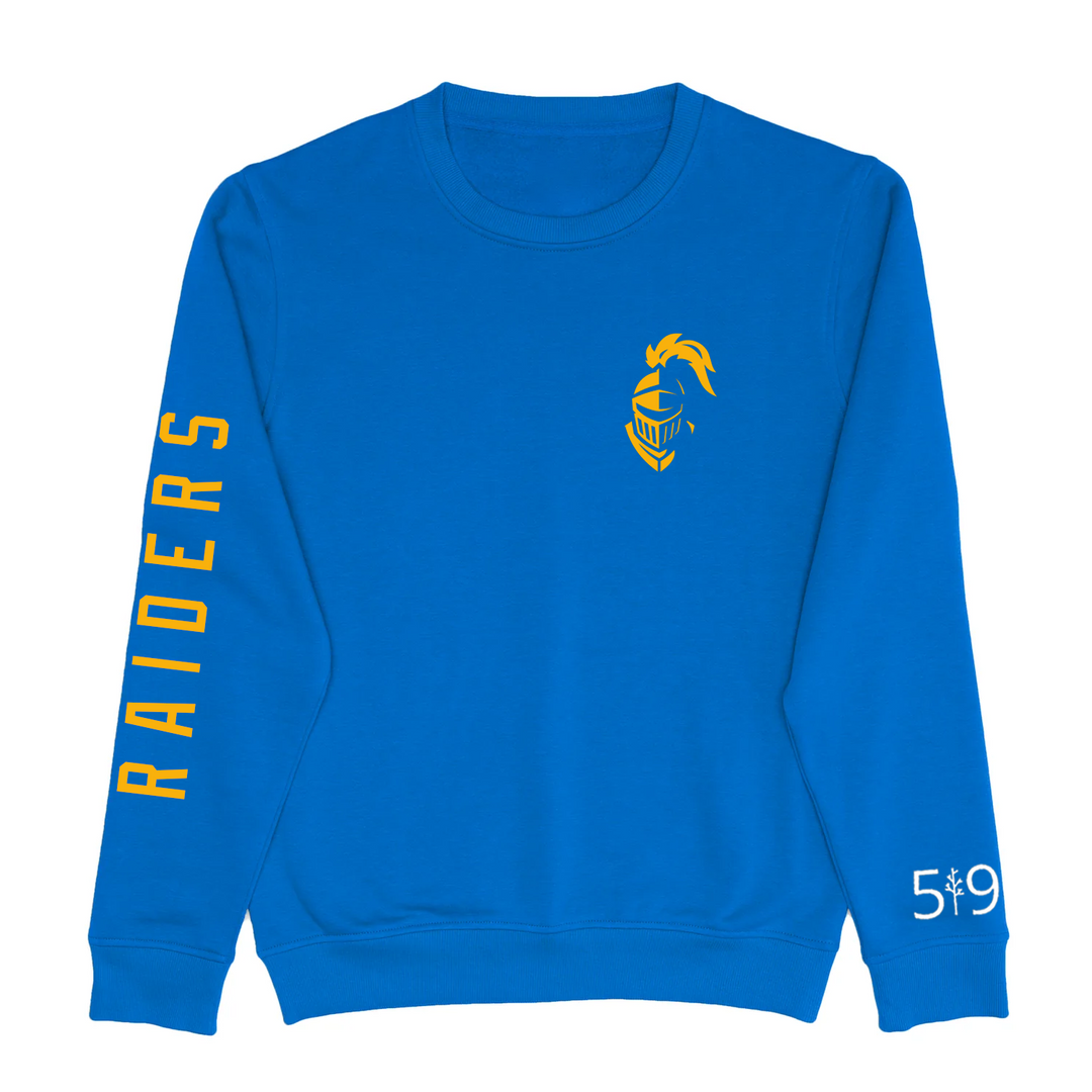 BEAL RAIDERS SLEEVE LOGO CREW (UNISEX)