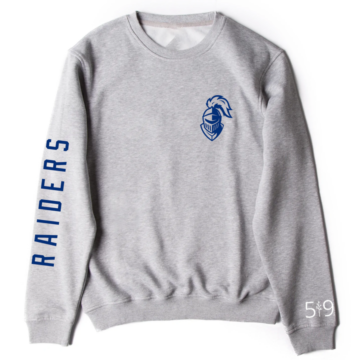 BEAL RAIDERS SLEEVE LOGO CREW (UNISEX)