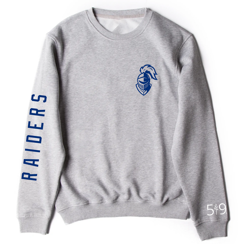 BEAL RAIDERS SLEEVE LOGO CREW (UNISEX)