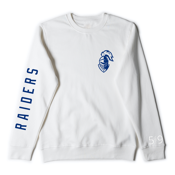BEAL RAIDERS SLEEVE LOGO CREW (UNISEX)