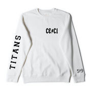 CENTRAL ELGIN SLEEVE LOGO CREW (UNISEX)