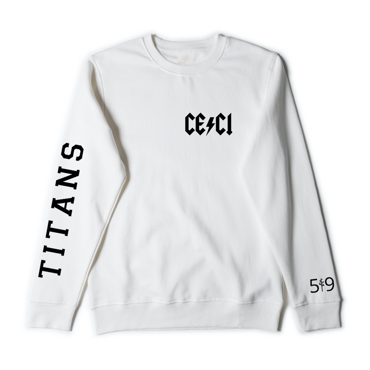 CENTRAL ELGIN SLEEVE LOGO CREW (UNISEX)