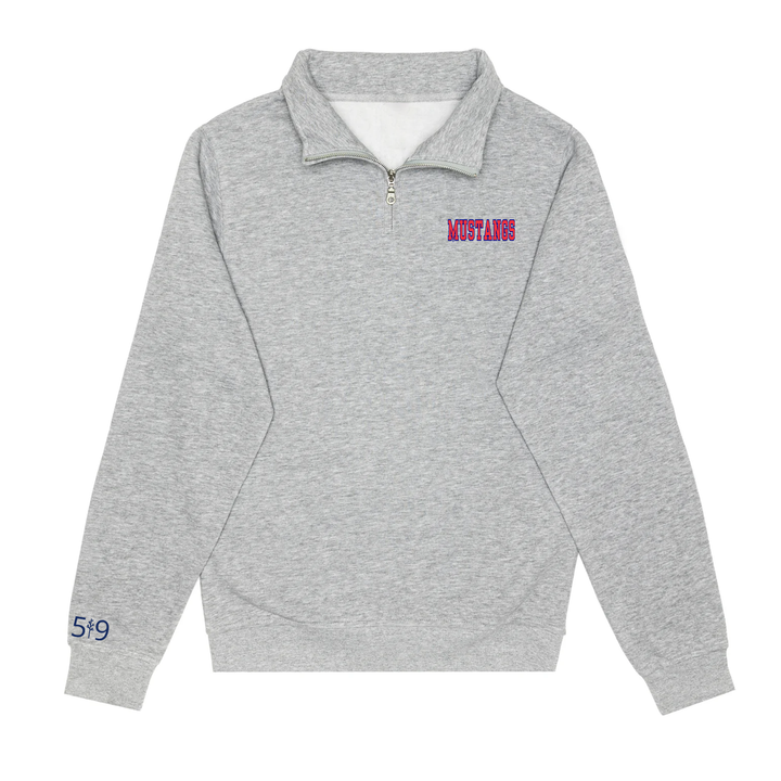 DELAWARE CENTRAL EMBROIDERD 1/4 ZIP (UNISEX)