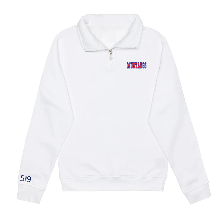 DELAWARE CENTRAL EMBROIDERD 1/4 ZIP (UNISEX)