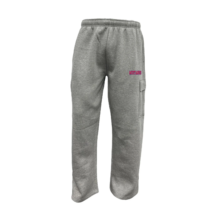 DELAWARE CENTRAL EMBROIDERED CARGO SWEATPANTS (UNISEX)