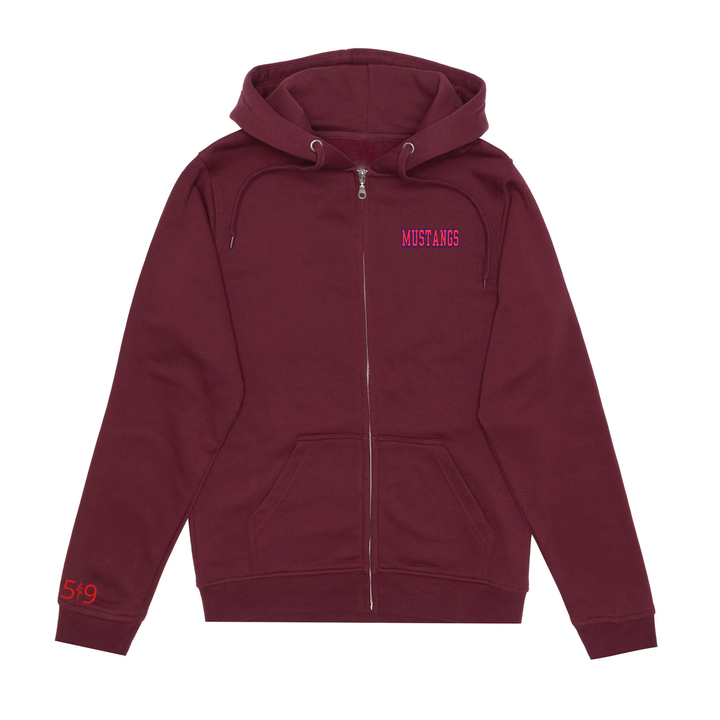 DELAWARE CENTRAL EMBROIDERED ZIP-UP (UNISEX)
