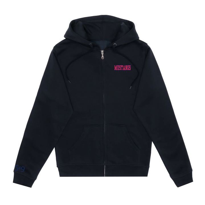 DELAWARE CENTRAL EMBROIDERED ZIP-UP (UNISEX)
