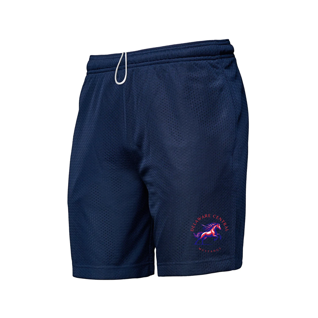 DELAWARE CENTRAL CLASSIC ATHLETIC MESH SHORTS (UNISEX)