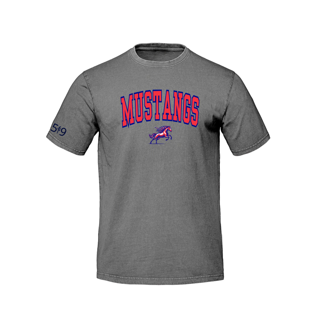 DELAWARE MUSTANGS VARSITY RETRO TEE (UNISEX)